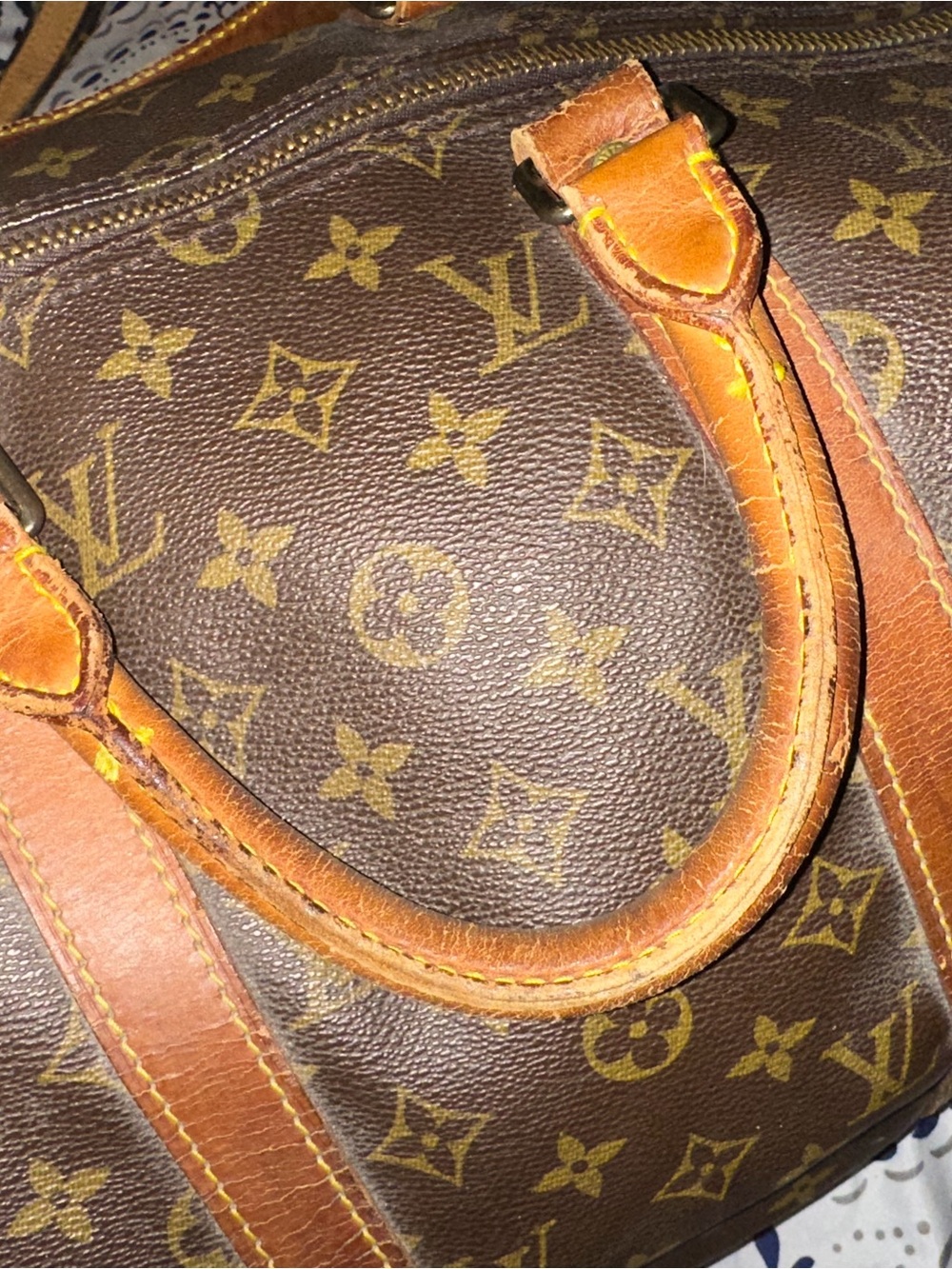 Brown Monogrammed Duffel Bag - Picture 2 of 6